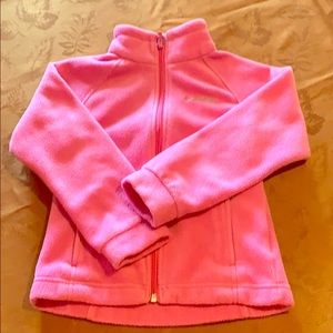 Girls Columbia fleece jacket